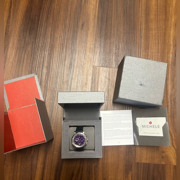 Michele Diamond Bezel Sport Watch